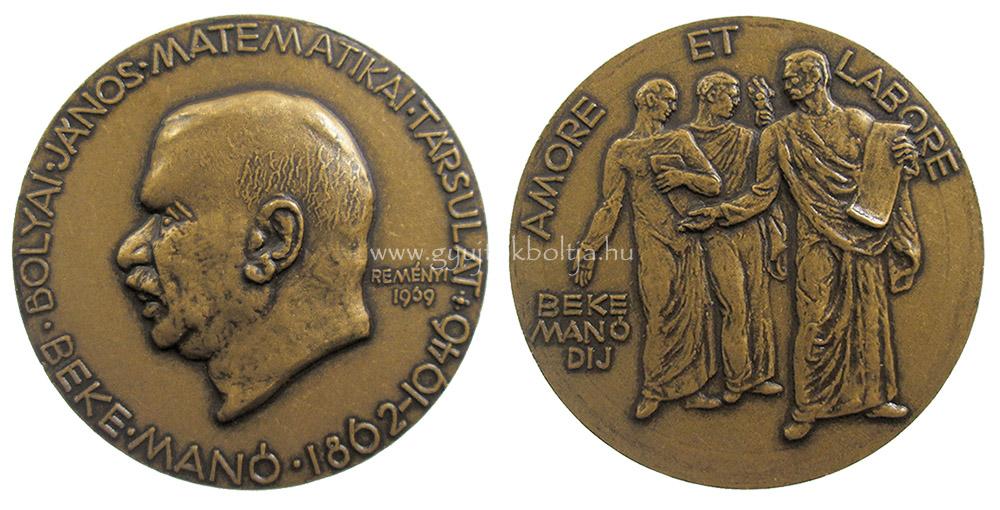 Remnyi Jzsef: Bolyai Jnos Matematikai Trsulat Beke Man-dj